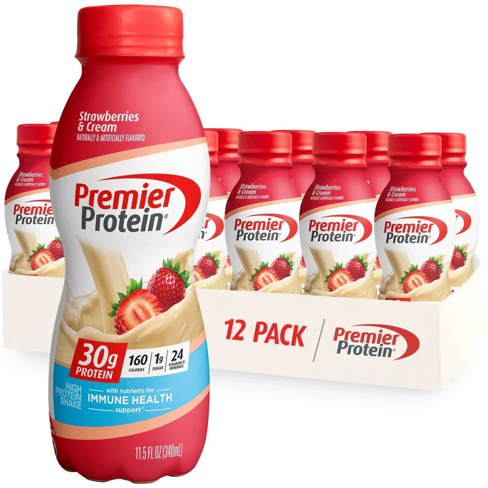 Premier Protein Shake: 30g Protein, Only 1g Sugar (12 Pack)