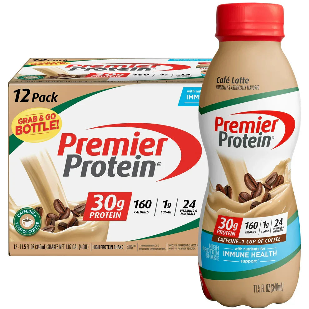 Premier Protein Shake: 30g Protein, Only 1g Sugar (12 Pack)