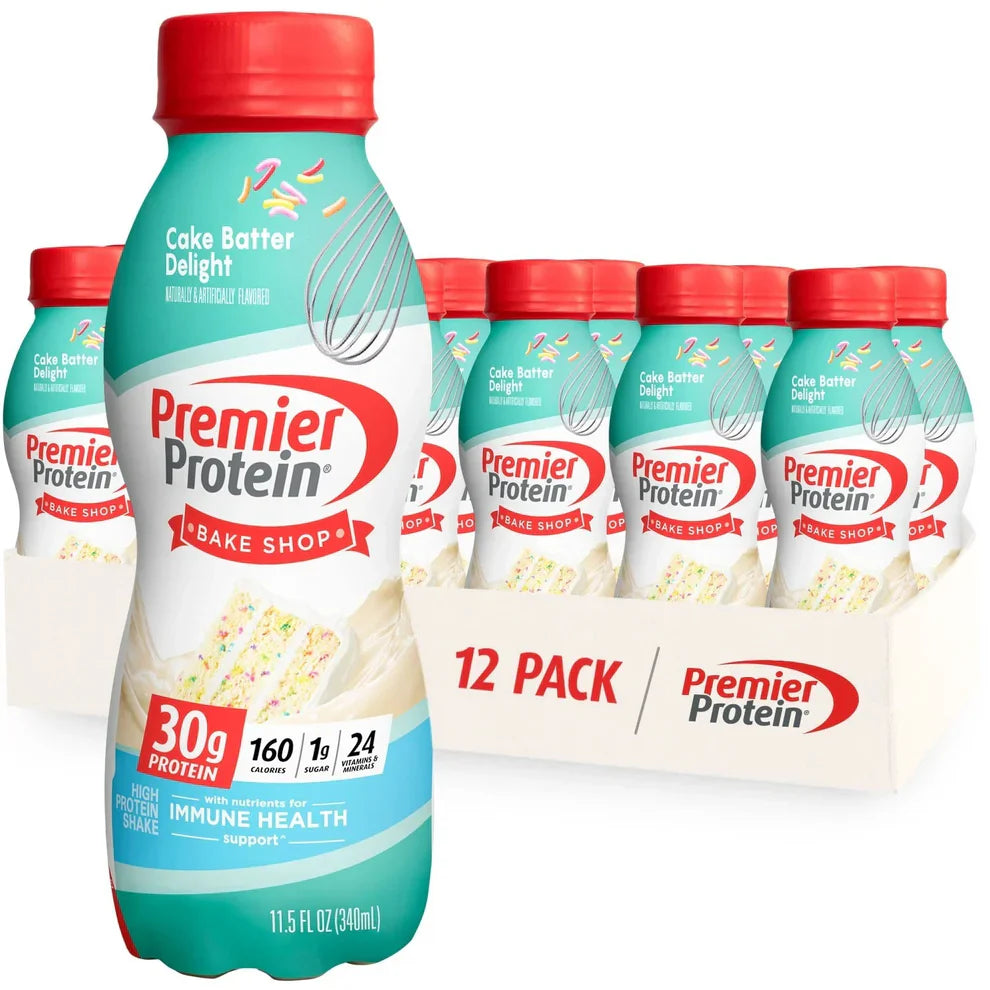 Premier Protein Shake: 30g Protein, Only 1g Sugar (12 Pack)