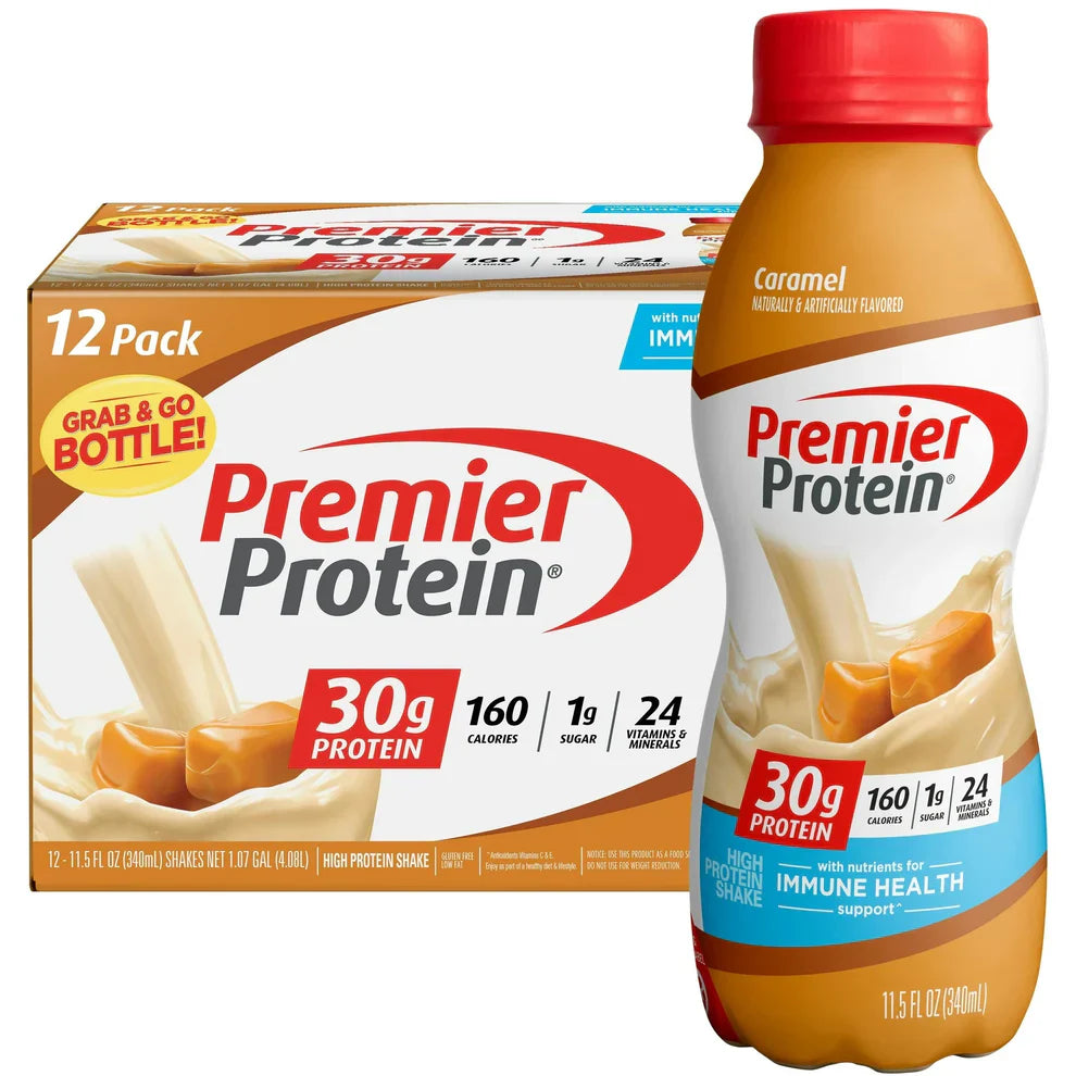 Premier Protein Shake: 30g Protein, Only 1g Sugar (12 Pack)