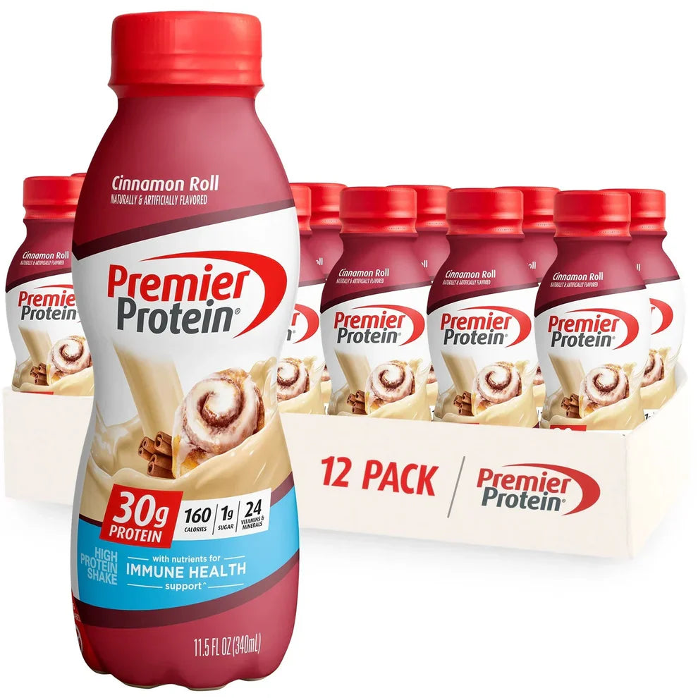 Premier Protein Shake: 30g Protein, Only 1g Sugar (12 Pack)
