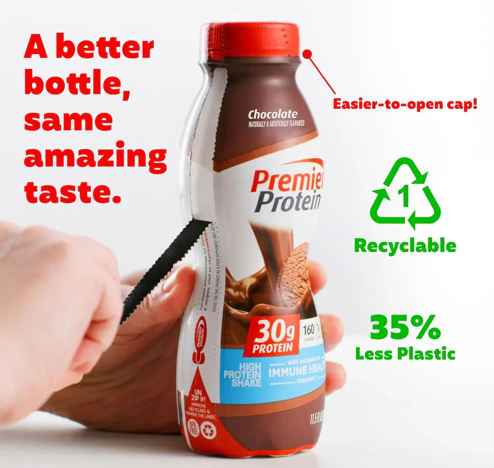 Premier Protein Shake: 30g Protein, Only 1g Sugar (12 Pack)