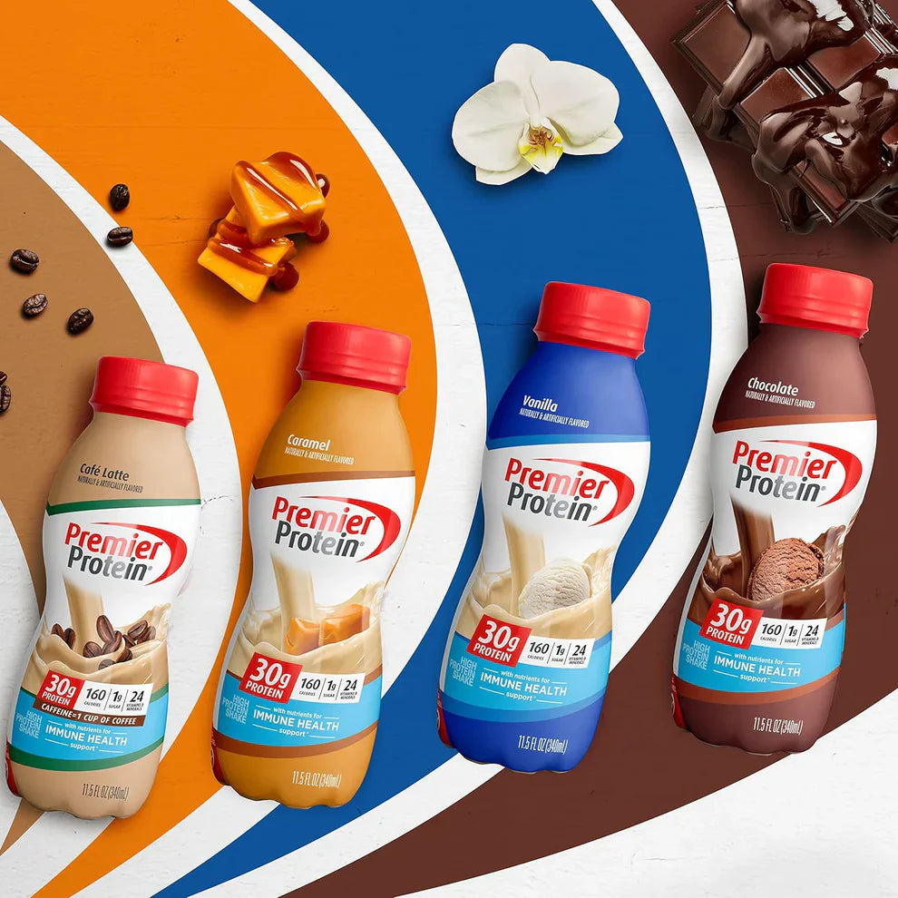 Premier Protein Shake: 30g Protein, Only 1g Sugar (12 Pack)