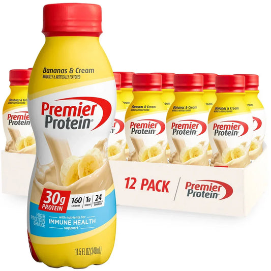 Premier Protein Shake: 30g Protein, Only 1g Sugar (12 Pack)